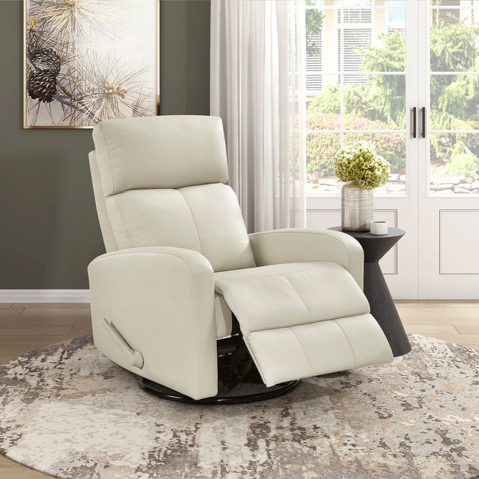 OakvillePark Bramblecrest Leather Swivel Glider Recliner