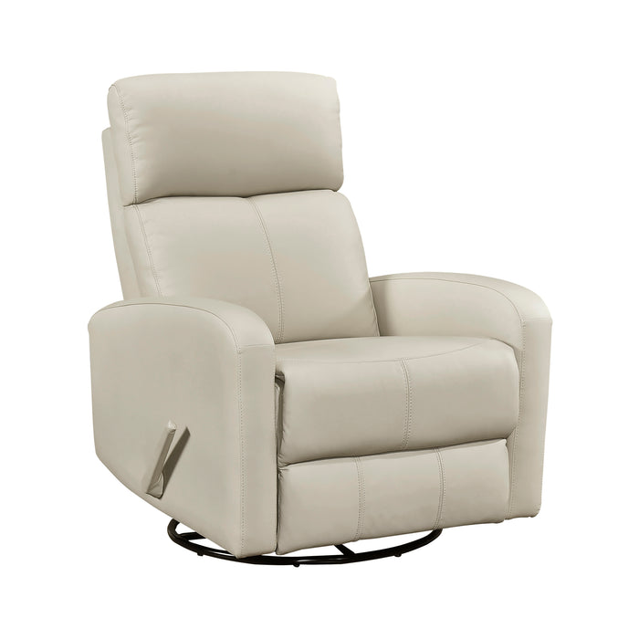 OakvillePark Bramblecrest Leather Swivel Glider Recliner