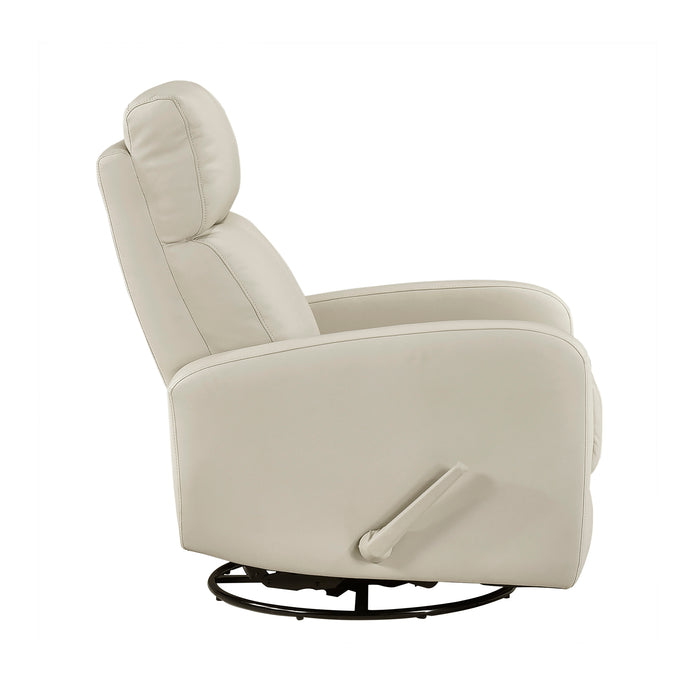 OakvillePark Bramblecrest Leather Swivel Glider Recliner