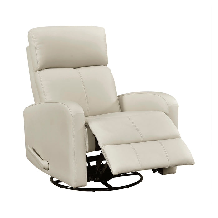 OakvillePark Bramblecrest Leather Swivel Glider Recliner