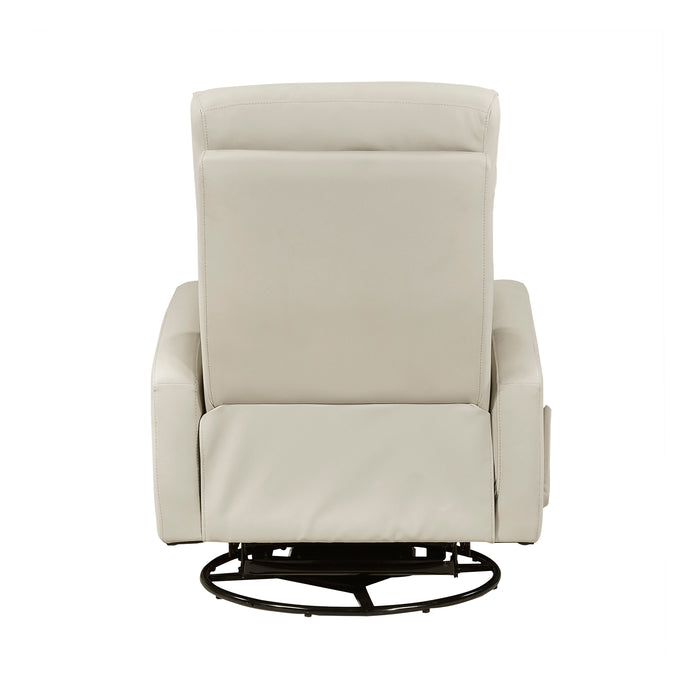 OakvillePark Bramblecrest Leather Swivel Glider Recliner