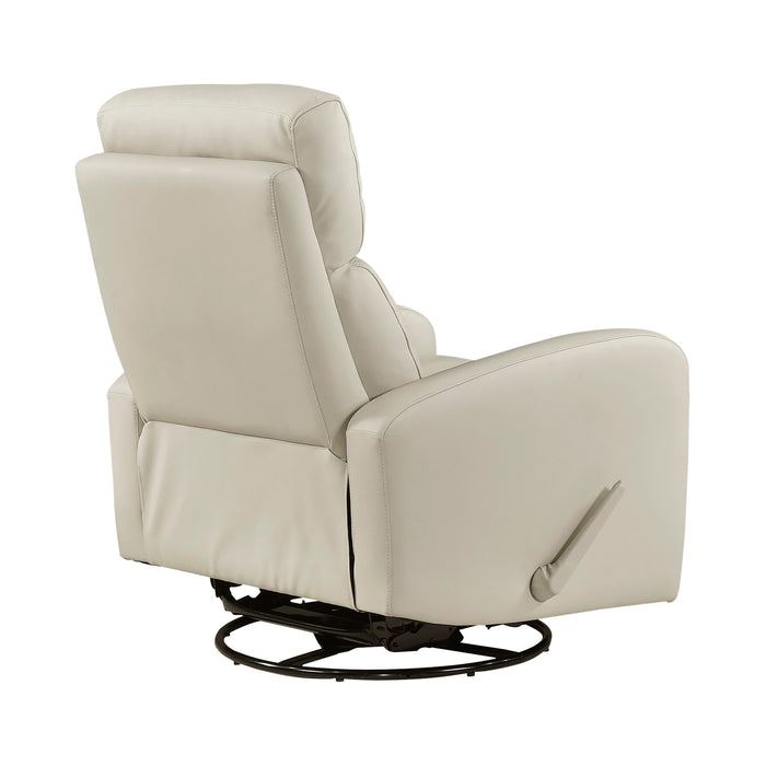 OakvillePark Bramblecrest Leather Swivel Glider Recliner