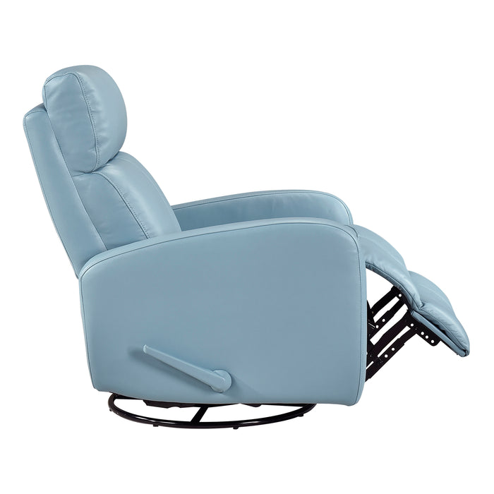 OakvillePark Bramblecrest Leather Swivel Glider Recliner