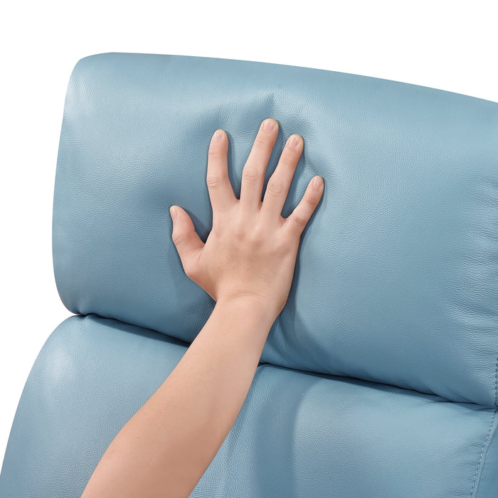 OakvillePark Bramblecrest Leather Swivel Glider Recliner