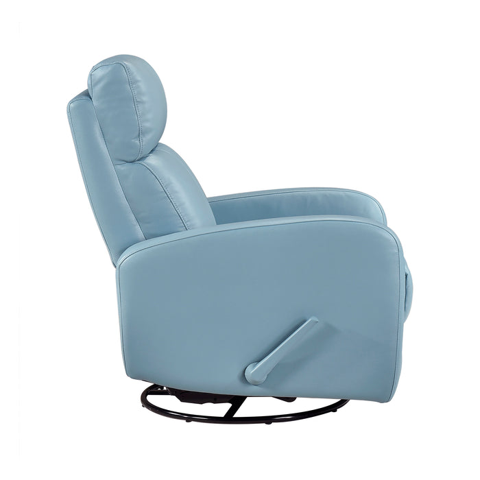 OakvillePark Bramblecrest Leather Swivel Glider Recliner