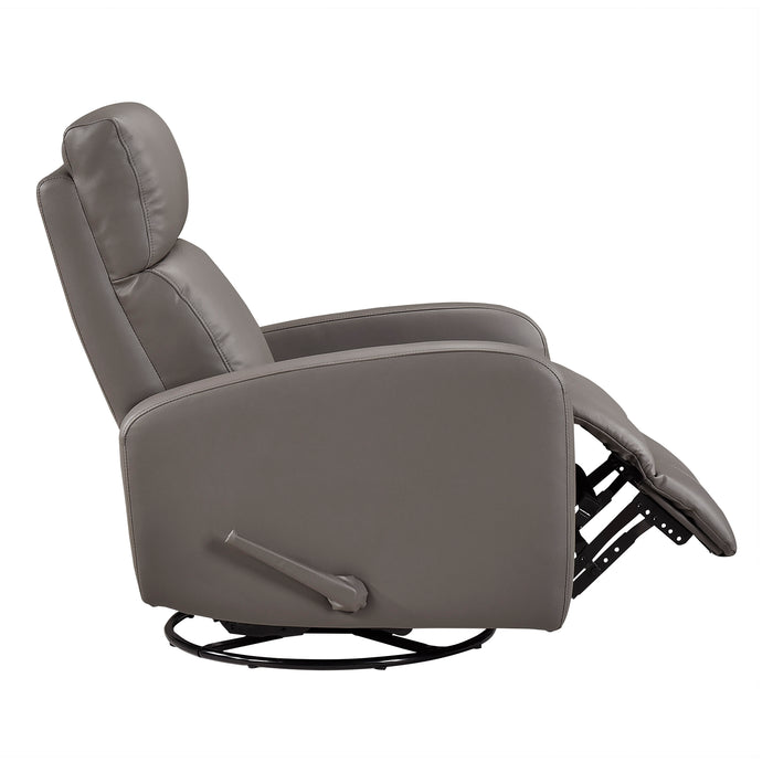 OakvillePark Bramblecrest Leather Swivel Glider Recliner