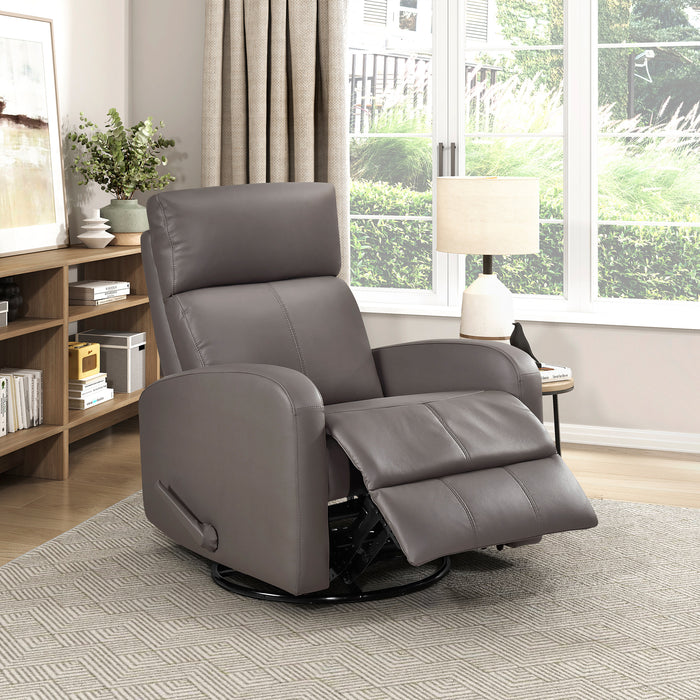 OakvillePark Bramblecrest Leather Swivel Glider Recliner