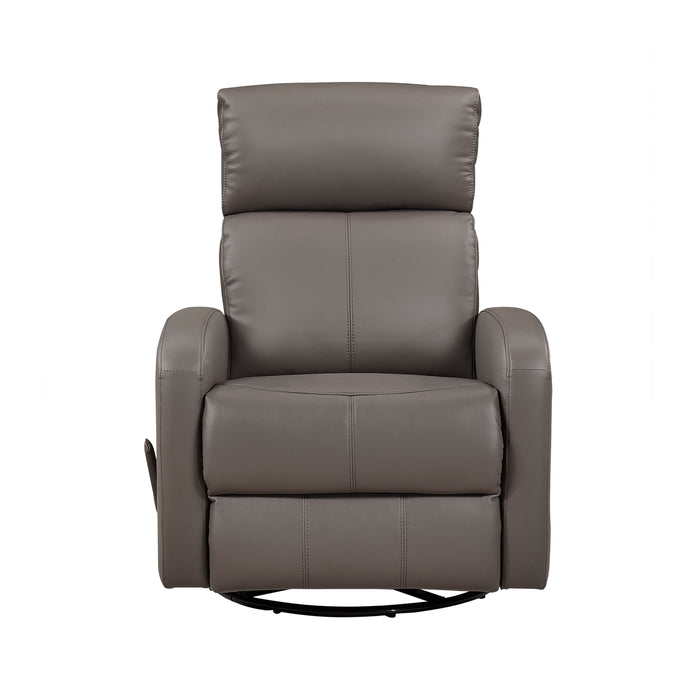 OakvillePark Bramblecrest Leather Swivel Glider Recliner