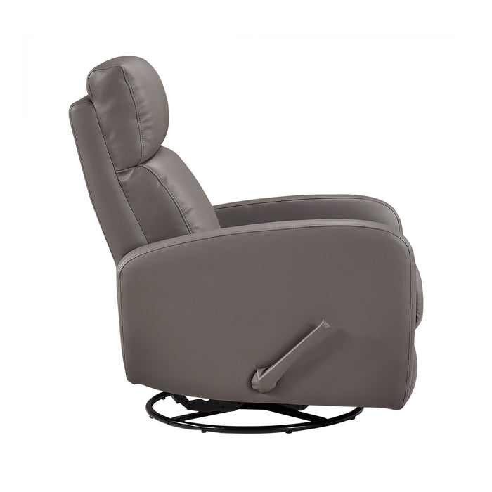 OakvillePark Bramblecrest Leather Swivel Glider Recliner