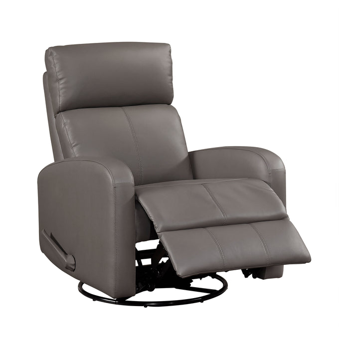 OakvillePark Bramblecrest Leather Swivel Glider Recliner