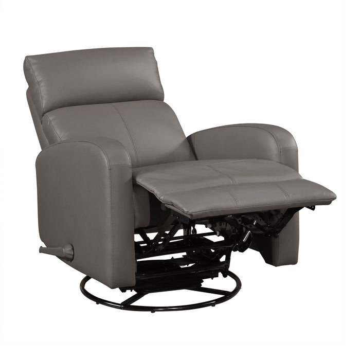 OakvillePark Bramblecrest Leather Swivel Glider Recliner
