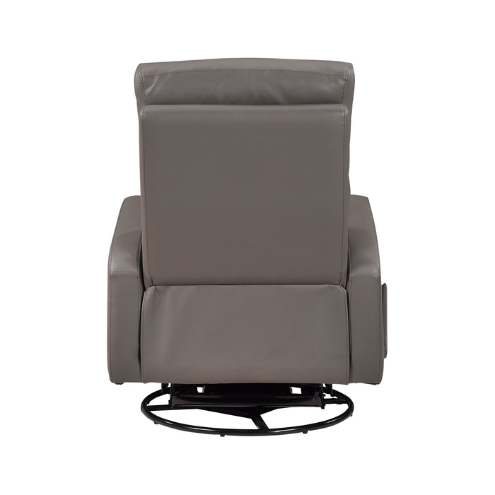 OakvillePark Bramblecrest Leather Swivel Glider Recliner