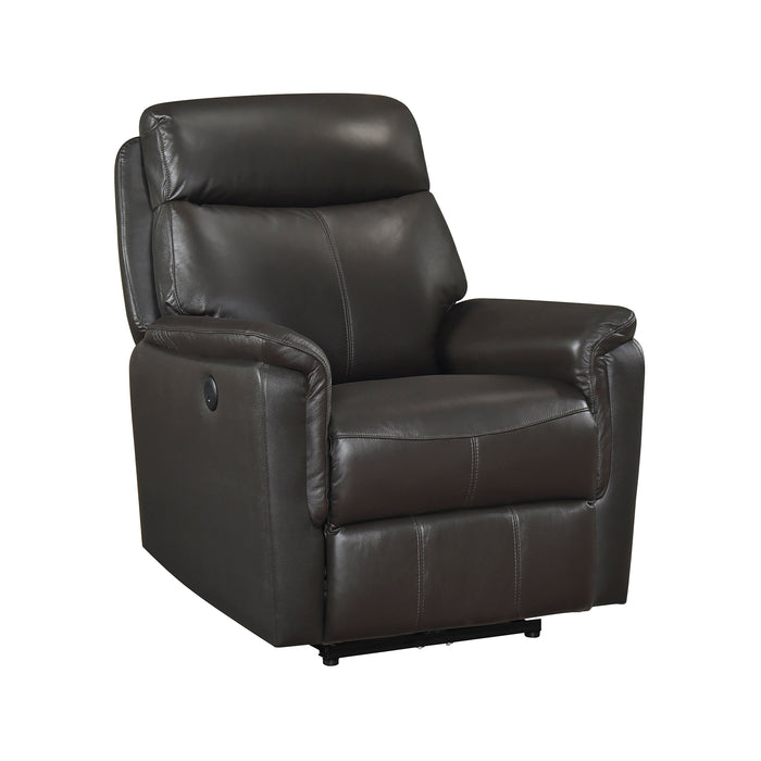 OakvillePark Sylviette Leather Power Recliner