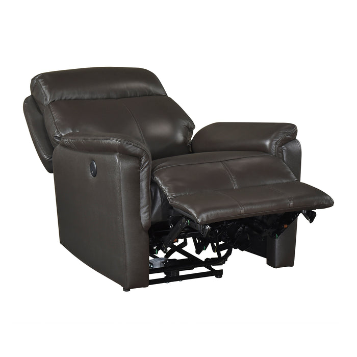 OakvillePark Sylviette Leather Power Recliner