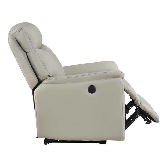 OakvillePark Sylviette Leather Power Recliner