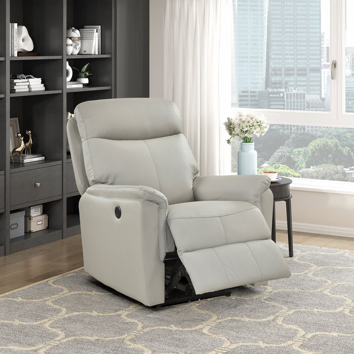 OakvillePark Sylviette Leather Power Recliner