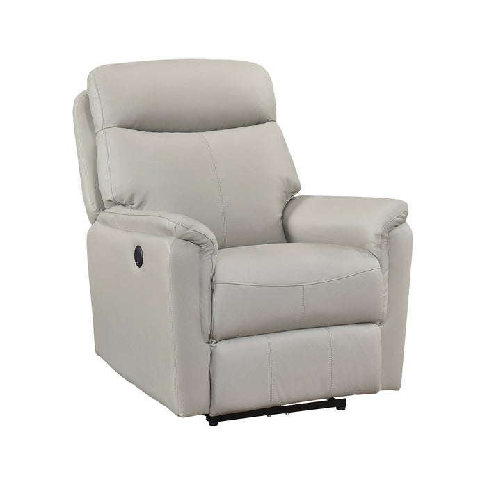 OakvillePark Sylviette Leather Power Recliner