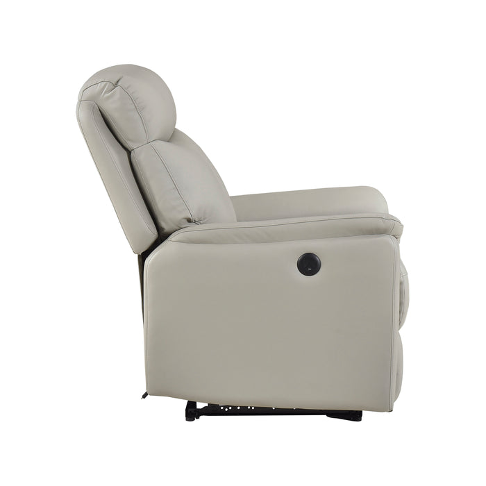OakvillePark Sylviette Leather Power Recliner