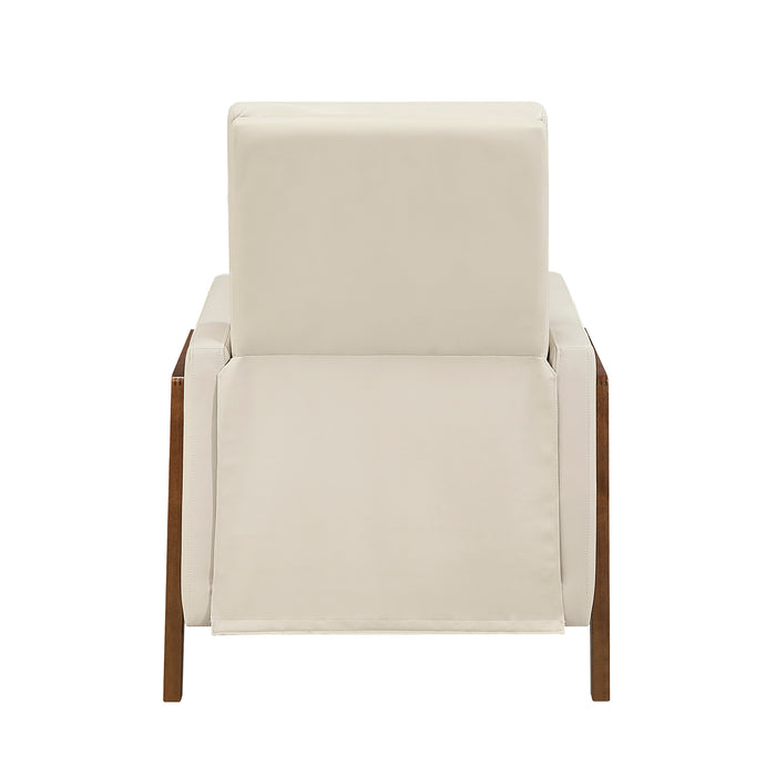 OakvillePark Velora Faux Leather Push Back Manual Recliner