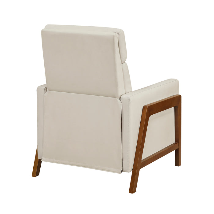 OakvillePark Velora Faux Leather Push Back Manual Recliner