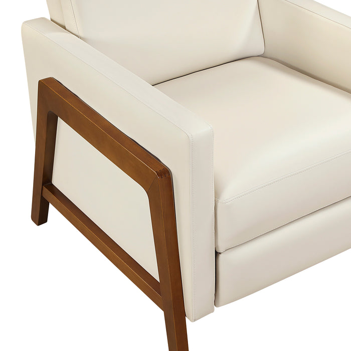 OakvillePark Velora Faux Leather Push Back Manual Recliner