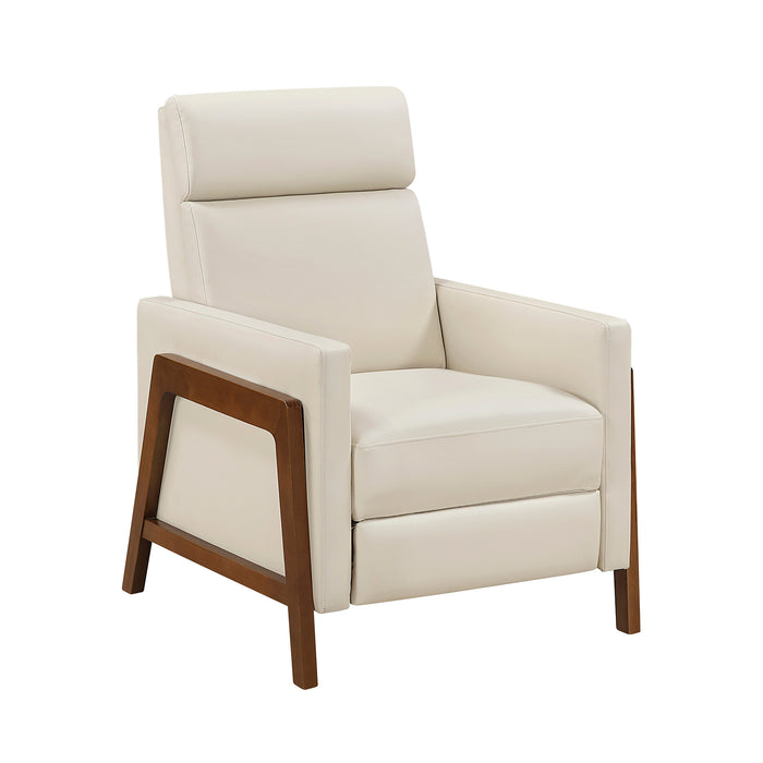 OakvillePark Velora Faux Leather Push Back Manual Recliner