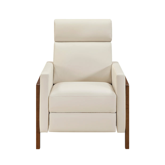 OakvillePark Velora Faux Leather Push Back Manual Recliner