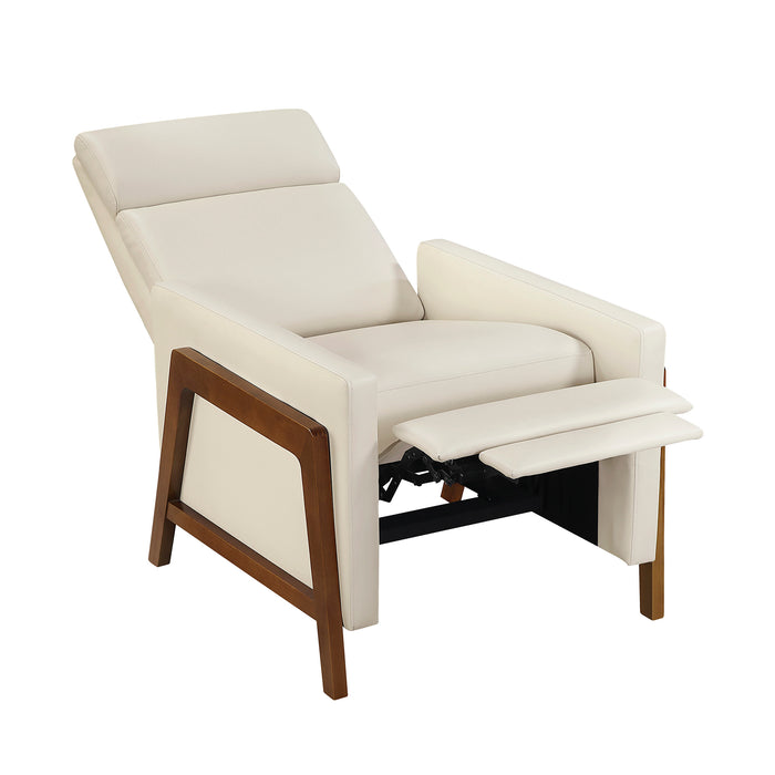 OakvillePark Velora Faux Leather Push Back Manual Recliner