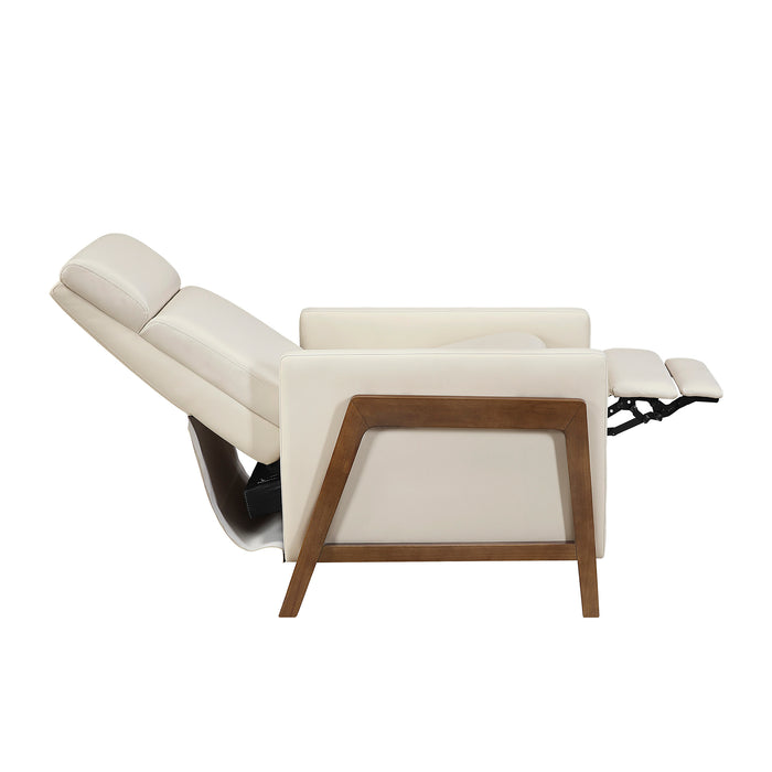 OakvillePark Velora Faux Leather Push Back Manual Recliner