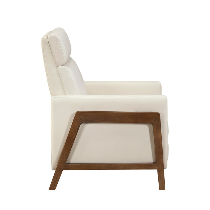 OakvillePark Velora Faux Leather Push Back Manual Recliner