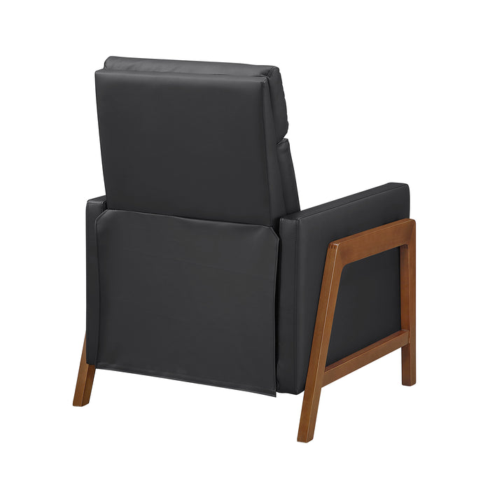 OakvillePark Velora Faux Leather Push Back Manual Recliner