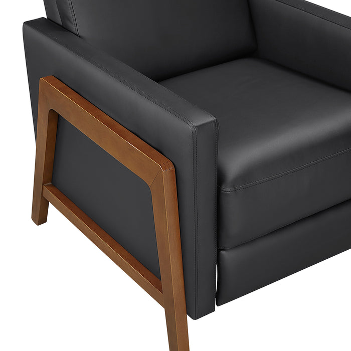 OakvillePark Velora Faux Leather Push Back Manual Recliner