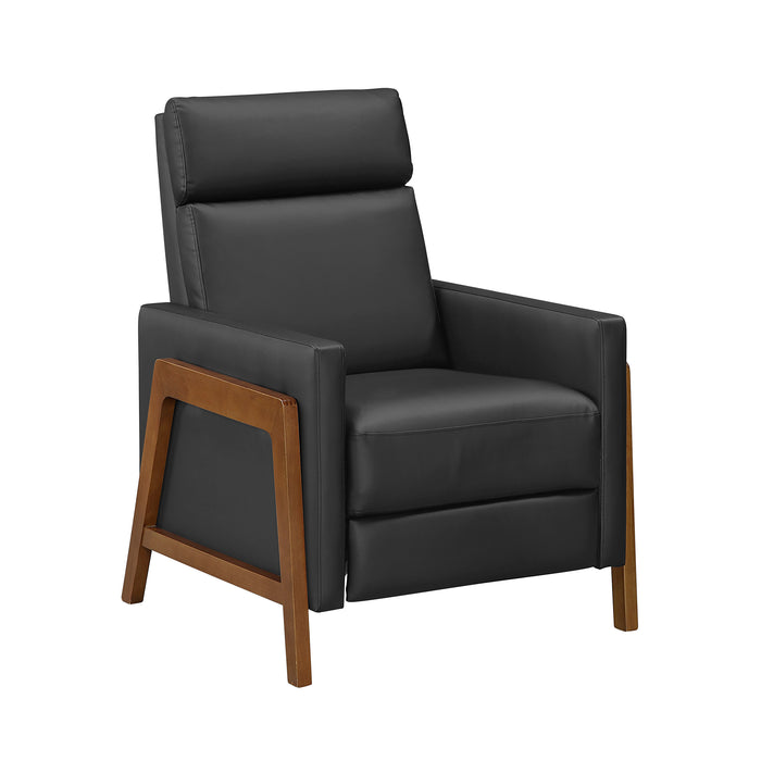 OakvillePark Velora Faux Leather Push Back Manual Recliner