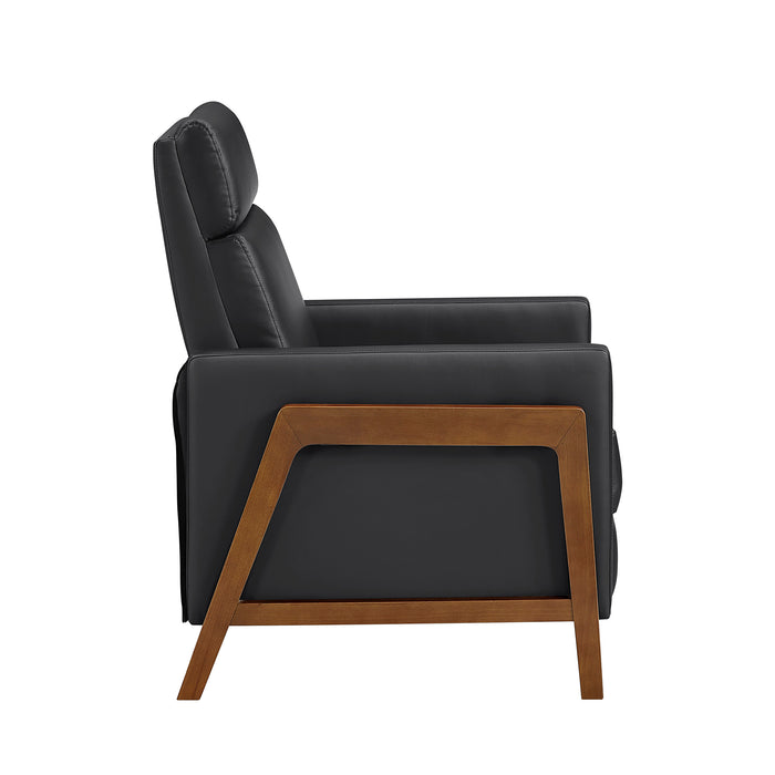OakvillePark Velora Faux Leather Push Back Manual Recliner