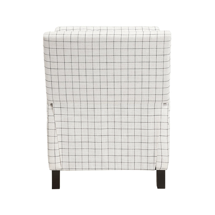 OakvillePark Sylenthall Textured Fabric Manual Push Back Recliner