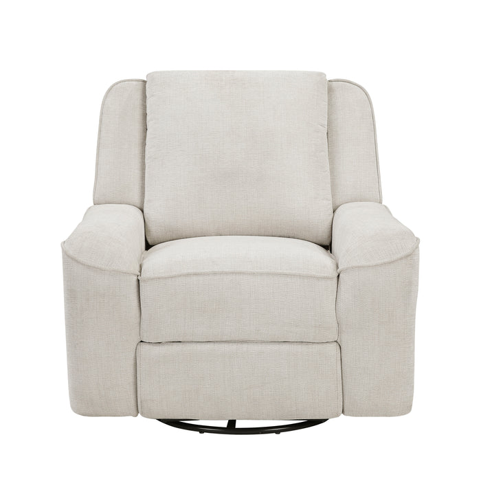 OakvillePark Coraelis Chenille Manual Swivel Recliner