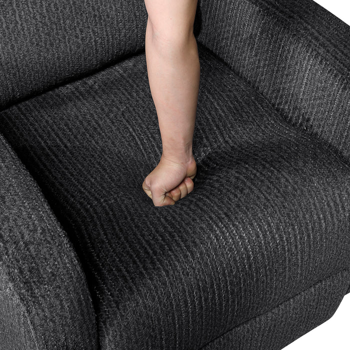 OakvillePark Brava Microfiber / Faux Leather Manual Recliner