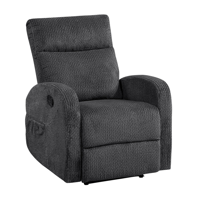 OakvillePark Brava Microfiber / Faux Leather Manual Recliner