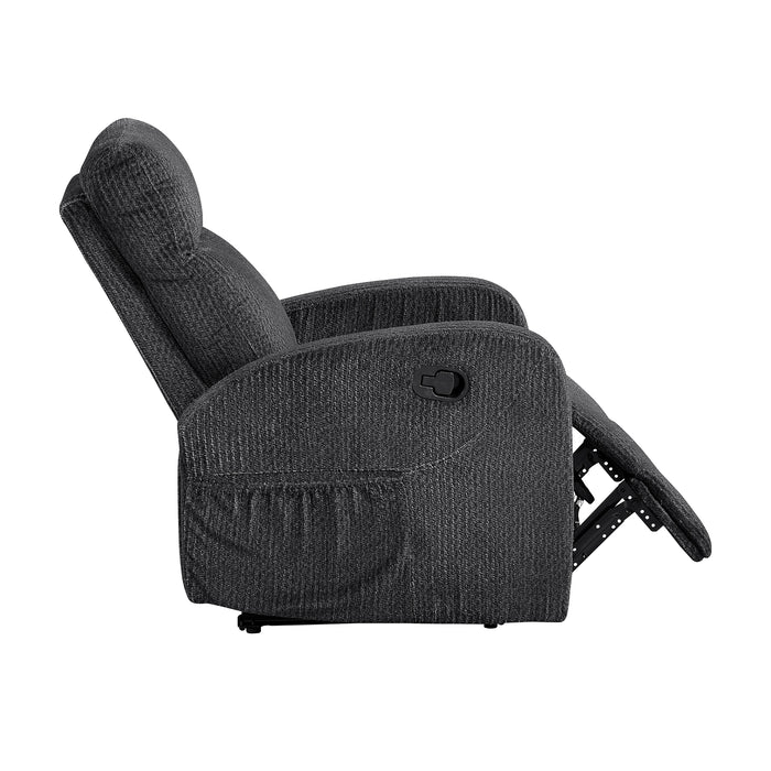 OakvillePark Brava Microfiber / Faux Leather Manual Recliner