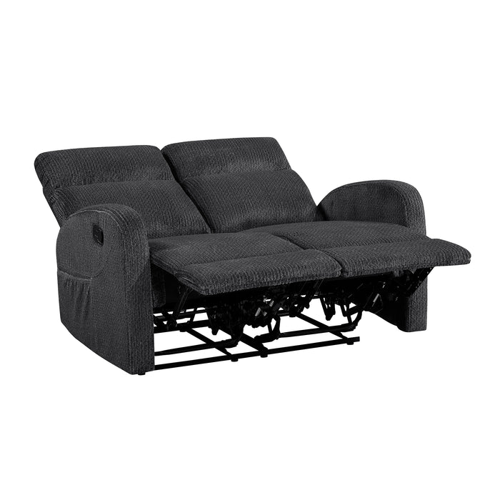 OakvillePark Brava Microfiber / Faux Leathe Double Manual Reclining Loveseat