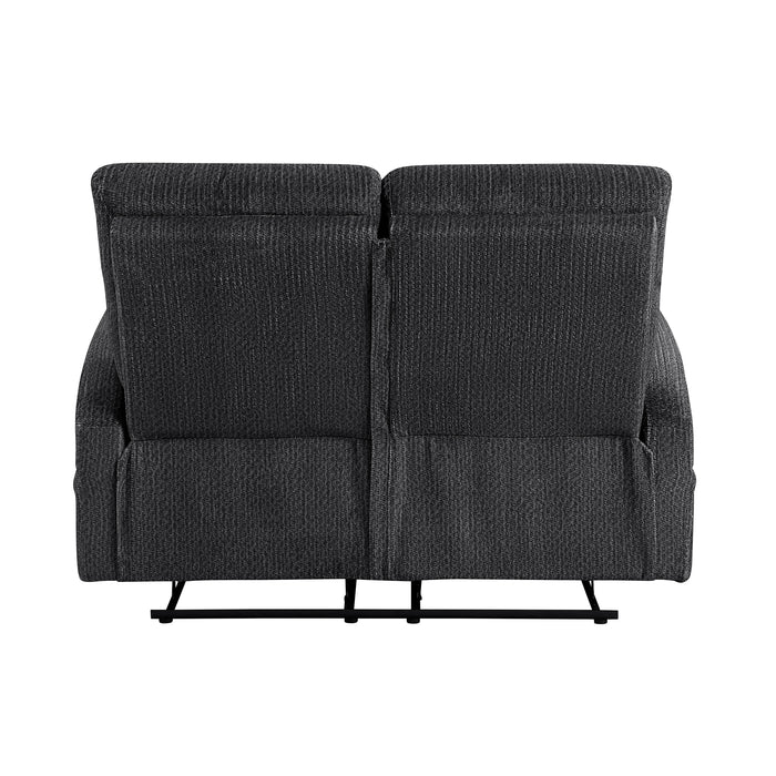 OakvillePark Brava Microfiber / Faux Leathe Double Manual Reclining Loveseat