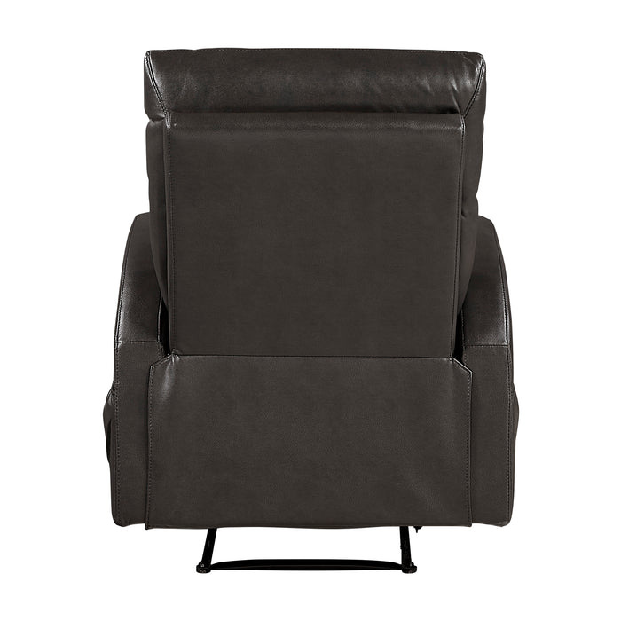 OakvillePark Brava Microfiber / Faux Leather Manual Recliner