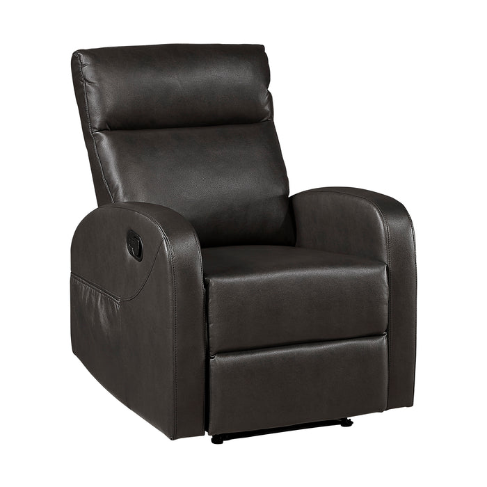 OakvillePark Brava Microfiber / Faux Leather Manual Recliner
