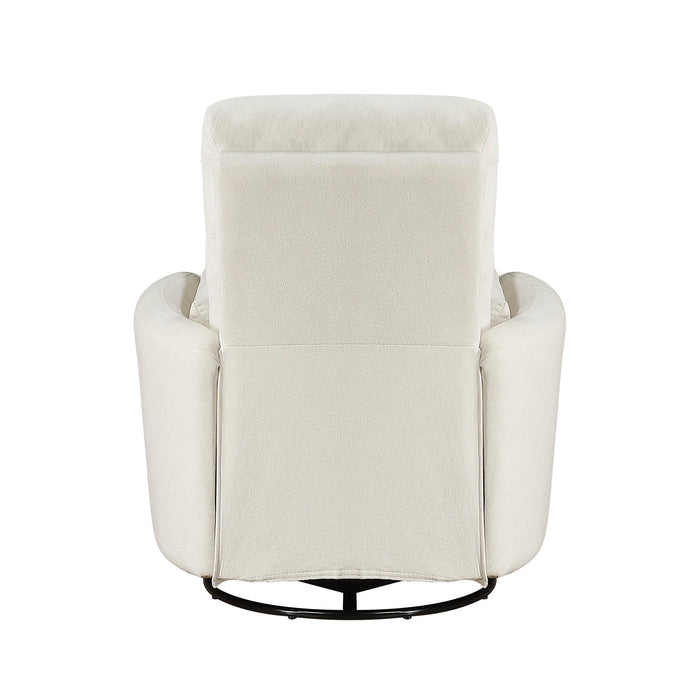OakvillePark Allura Microfiber Swivel Glider Manual Recliner