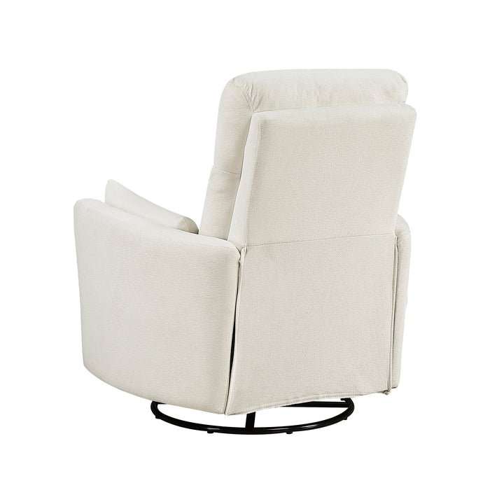 OakvillePark Allura Microfiber Swivel Glider Manual Recliner