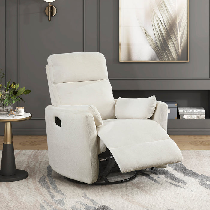 OakvillePark Allura Microfiber Swivel Glider Manual Recliner