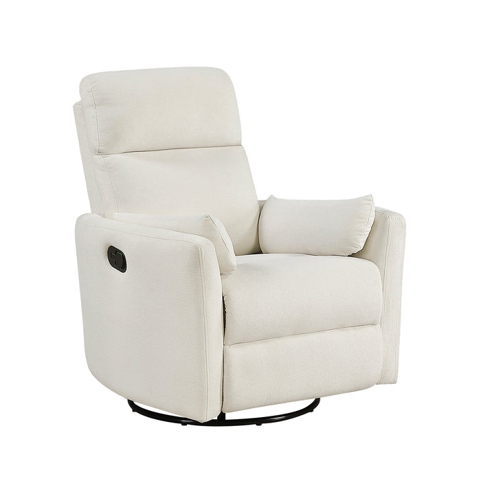 OakvillePark Allura Microfiber Swivel Glider Manual Recliner