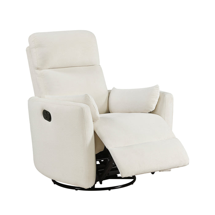 OakvillePark Allura Microfiber Swivel Glider Manual Recliner
