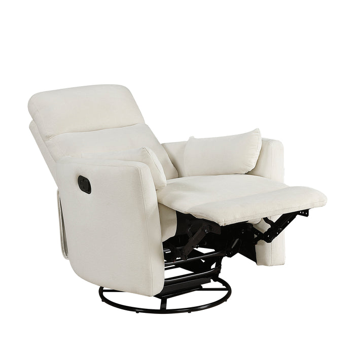 OakvillePark Allura Microfiber Swivel Glider Manual Recliner