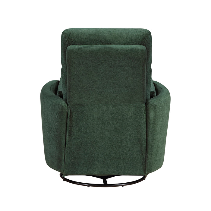 OakvillePark Allura Microfiber Swivel Glider Manual Recliner